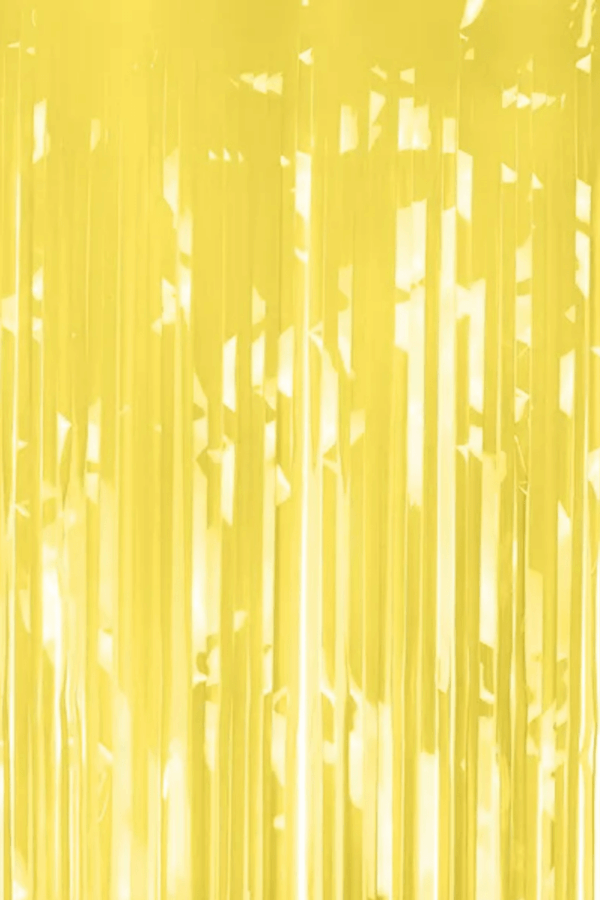 Kurtyna imprezowa pastelowy żółty 100x200cm