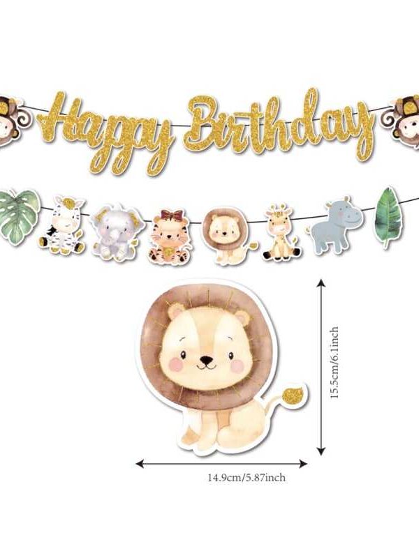 Baner Happy Birthday Zwierzątka