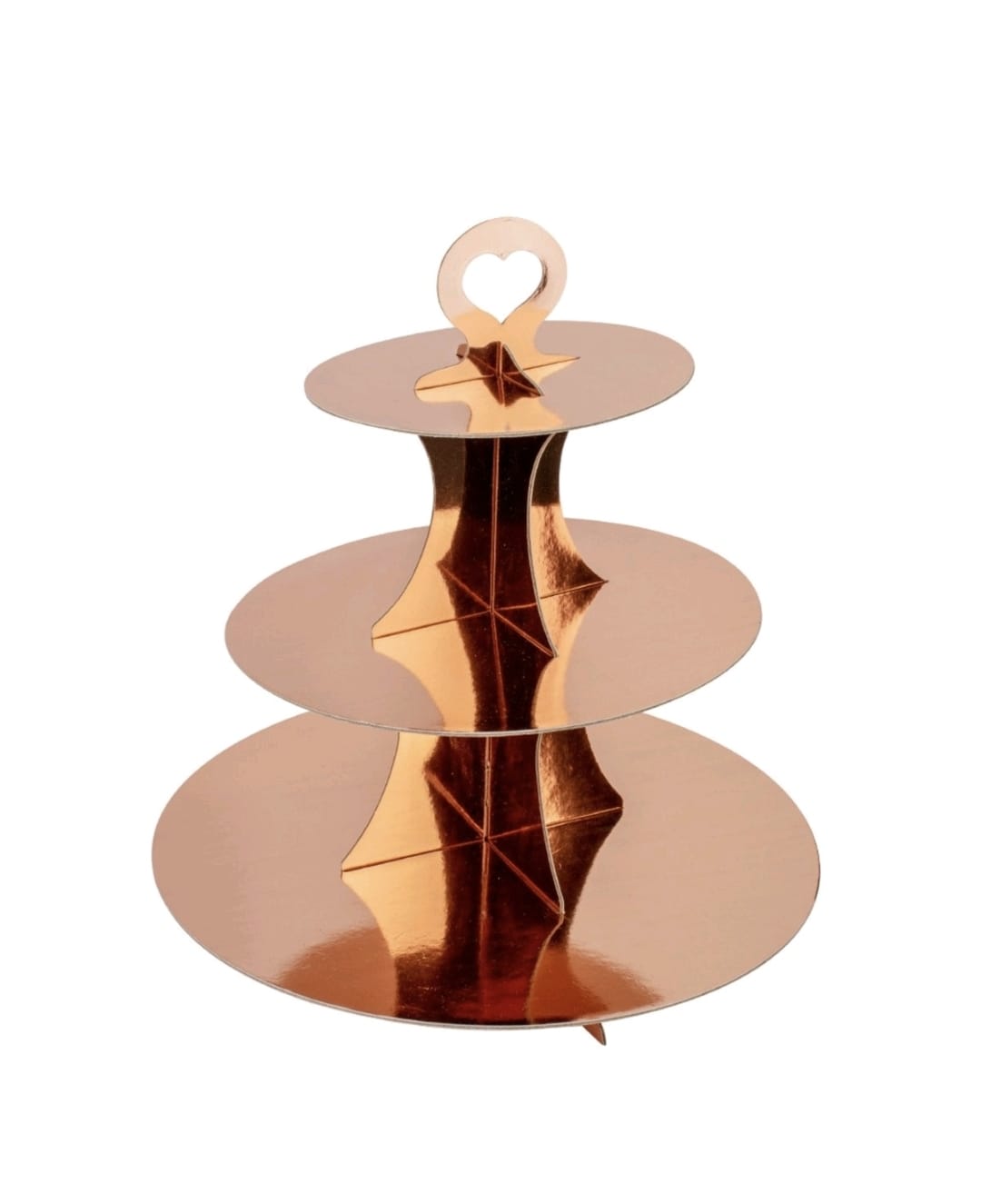 Patera na ciasto, babeczki rose gold