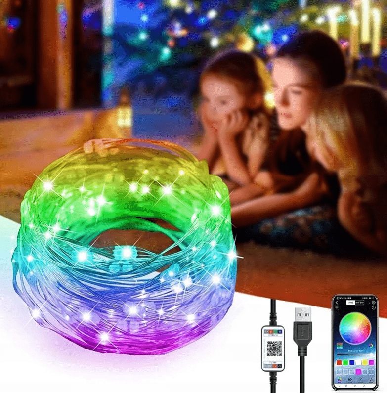 Lampki choinkowe, oświetlenie led